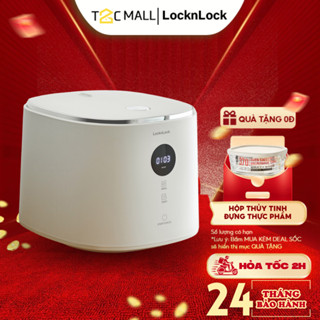 Nồi Cơm Điện LocknLock 1.2L, Nồi Cơm Mini Đa Năng Chống Dính Chính Hãng Cao Cấp EJR384IVY T2C Mall