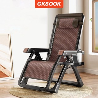 GKSOOK Ghế nằm gấp ghế nghỉ trưa ban công ghế tựa nhà văn phòng ghế ngủ trưa ghế lười ghế bãi biển