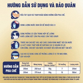 [Date mới] Sữa bột Nutren Junior Thụy Sĩ hỗ trợ tăng cân tiêu hóa tốt cho trẻ từ 1 đến 10 tuổi 800g