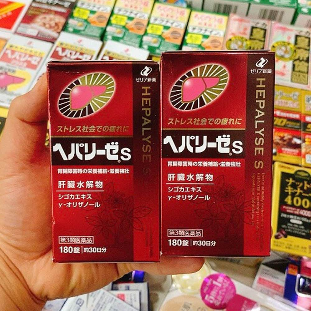 Viên uống bổ gan, giải độc gan Nhật Bản Hepalyse S hộp 180 viên, 360 viên Nội Địa Nhật Bản