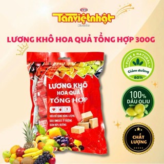  Combo 3 gói lương khô mini  300gr 1 gói  Vị Hoa quả- Lương khô Mini Tân Việt Nhật mix 15 vị hạt dinh dưỡng 