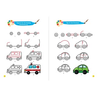 Sách - Bé Học Vẽ Nhiều Chủ Đề Bé Học Vẽ (Siêu Nhanh, Siêu Dễ) - Học Vẽ Các Nhân Vật Hoạt Hình