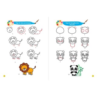 Sách - Bé Học Vẽ Nhiều Chủ Đề Bé Học Vẽ (Siêu Nhanh, Siêu Dễ) - Học Vẽ Các Nhân Vật Hoạt Hình