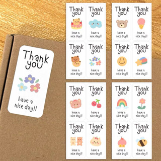 (SẴN) Set 100 Tem Cảm Ơn Dán Hộp, Miếng Decal Dán Thank You Niêm Phong Hộp, Tem Cảm Ơn Khách Hàng Dán Hộp