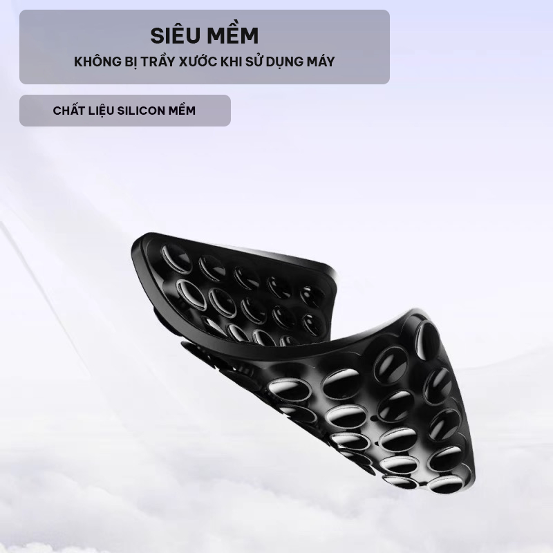 Miếng Dán Điện Thoại Silicon Hai Mặt 32 Giác Hút Cố Định Chống Trơn Trượt Mọi Địa Hình VPHONE CASE