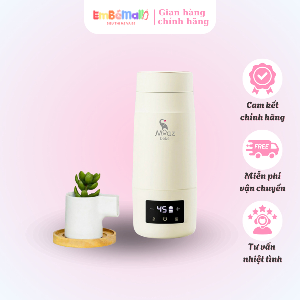 Máy Đun Nước Giữ Nhiệt Di Động MOAZ BÉBÉ MB058