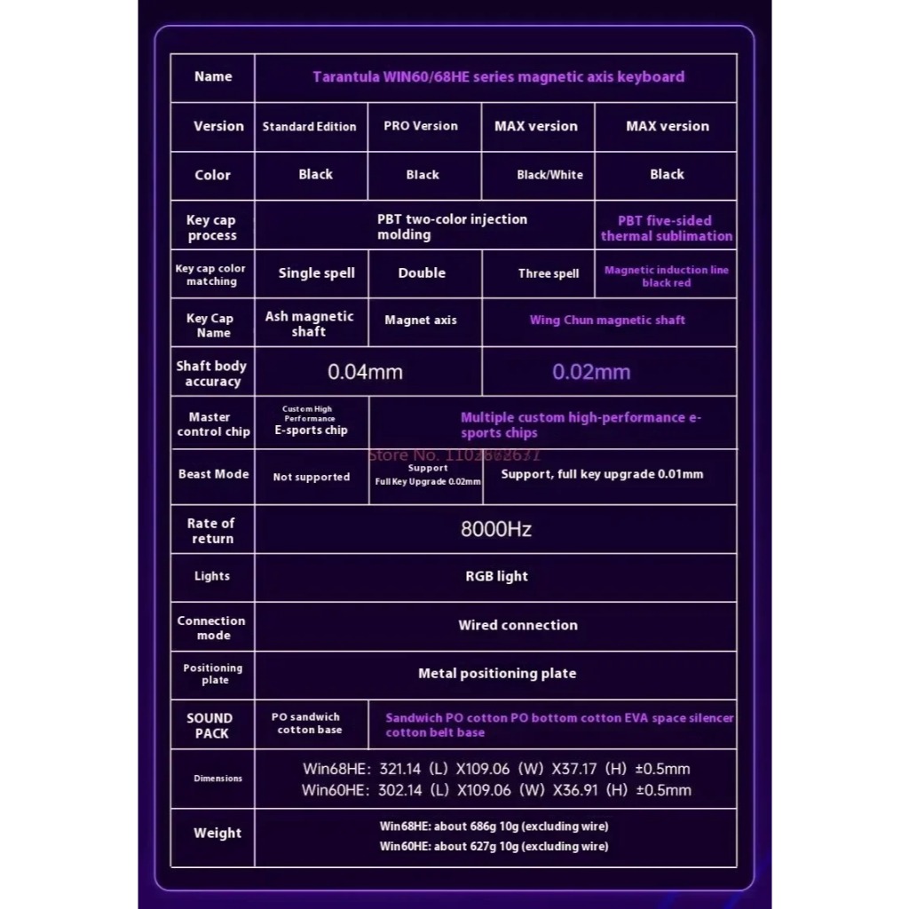 Bàn phím cơ gaming AULA WIN68 - Magetic Switch - Rapid Trigger - Led RGB - Có APP tùy chỉnh - Tặng kèm móc cài | BigBuy360 - bigbuy360.vn