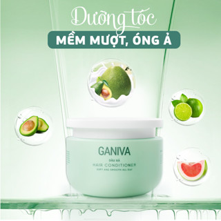 Dầu xả tinh chất bơ bưởi Ganiva 200ml xạnh - dành cho tóc xơ yếu, gãy rụng kích thích mọc tóc tự nhiên
