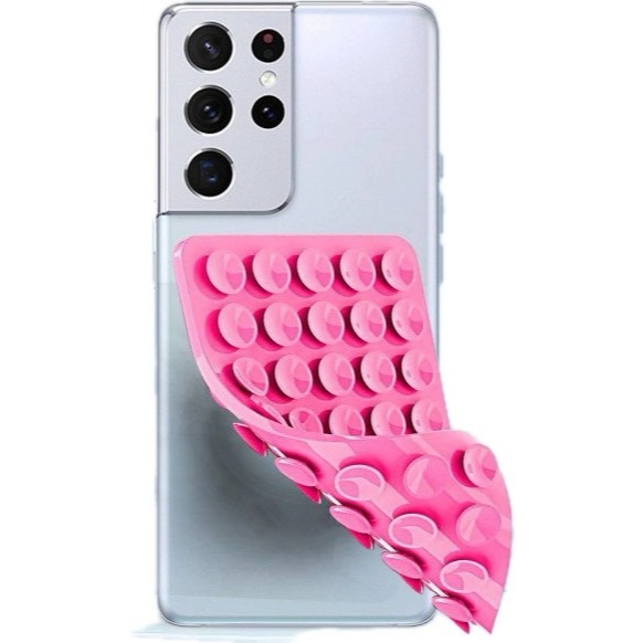 Miếng Dán Điện Thoại Silicon Hai Mặt 32 Giác Hút Cố Định Chống Trơn Trượt Mọi Địa Hình VPHONE CASE