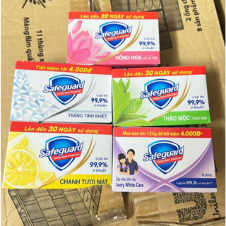  Combo 5 Xà bông cục Safeguard nhiều màu 115g 