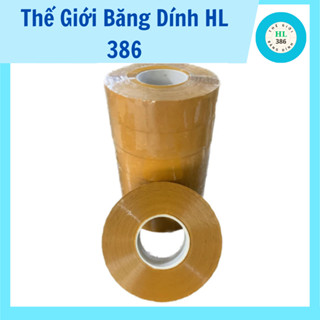    COMBO 6KG  Băng dính đóng hàng băng keo siêu dính Vàng Đục loại COMBO 6 KG CÂY 6 CUỘN 