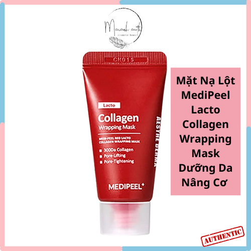 Mặt Nạ Lột MediPeel Lacto Collagen Wrapping Mask Lột MediPeel Dưỡng Da Nâng Cơ
