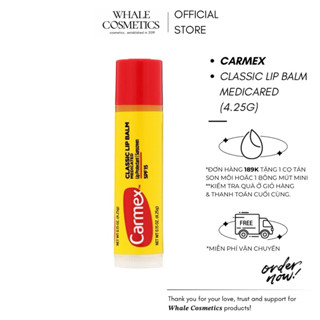 Son Dưỡng Bóng Dạng Thỏi Carmex Classic Lip Balm Medicared (4.25g)