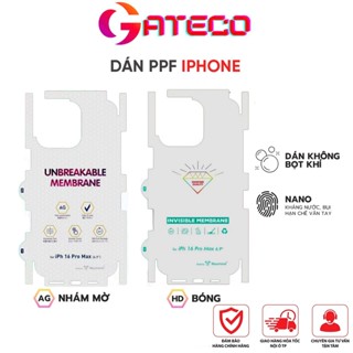  Miếng Dán PPF Mặt Lưng iPhone Trong Suốt Chống Vân Tay – Tự Dán Dễ Dàng – Chống Trầy Tự Phục Hồi 