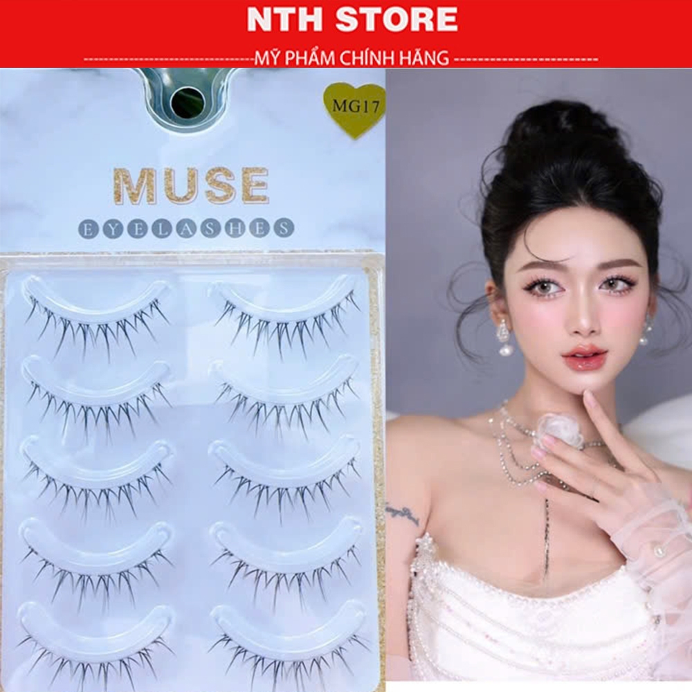 Lông Mi Giả Gân Trong, Mi Giả Gân Trong MUSE Cao Cấp , Mi Muse Gân Trong Tự Nhiên