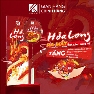 Vợt Cầu Lông KUNO Hỏa Long Thiên Công, Vợt 4U Thân Cứng, Chất Liệu Carbon T700 Căng Max 16kg