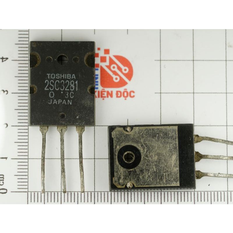 [Combo 2 chiếc] C3281, 2SC3281 Transistor NPN 15A-200V TO-3P Chính Hãng Tháo Máy