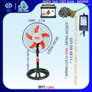 Quạt Kẹp Bình 12V/24V Công Nghiệp B3 - 3 Tốc Độ Gió- Có Thể Chạy Trực Tiếp NLMT.