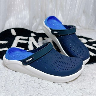 Dép Cross Literide 360 🎁 FREESHIP + TẶNG VỚ 🎁 giày sục sandal Cross quai ngang bít đầu nam nữ Navy-xanh