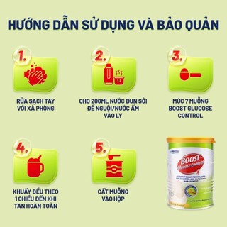 [Date 2026] Thùng 12 lon Thực Phẩm Bổ Sung Boost Glucose Control Cho Người Tiểu Đường 400G