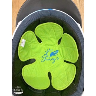 Combo 02 Miếng lót nón bảo hiểm Sunny chất liệu kaki xốp êm ái giúp ngăn mồ hôi, giảm ngứa da đầu.