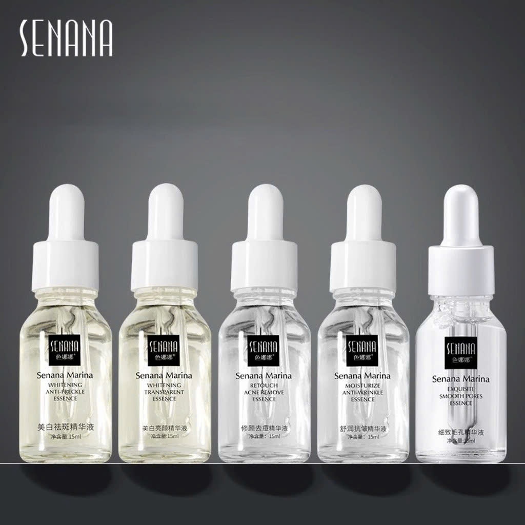 Serum Dưỡng Ẩm Làm Trắng Sáng Da Hỗ Trợ Giảm Mụn Trứng Cá Chống Nếp Nhăn Se Khít Lỗ Chân Lông Dung Tích 15ml