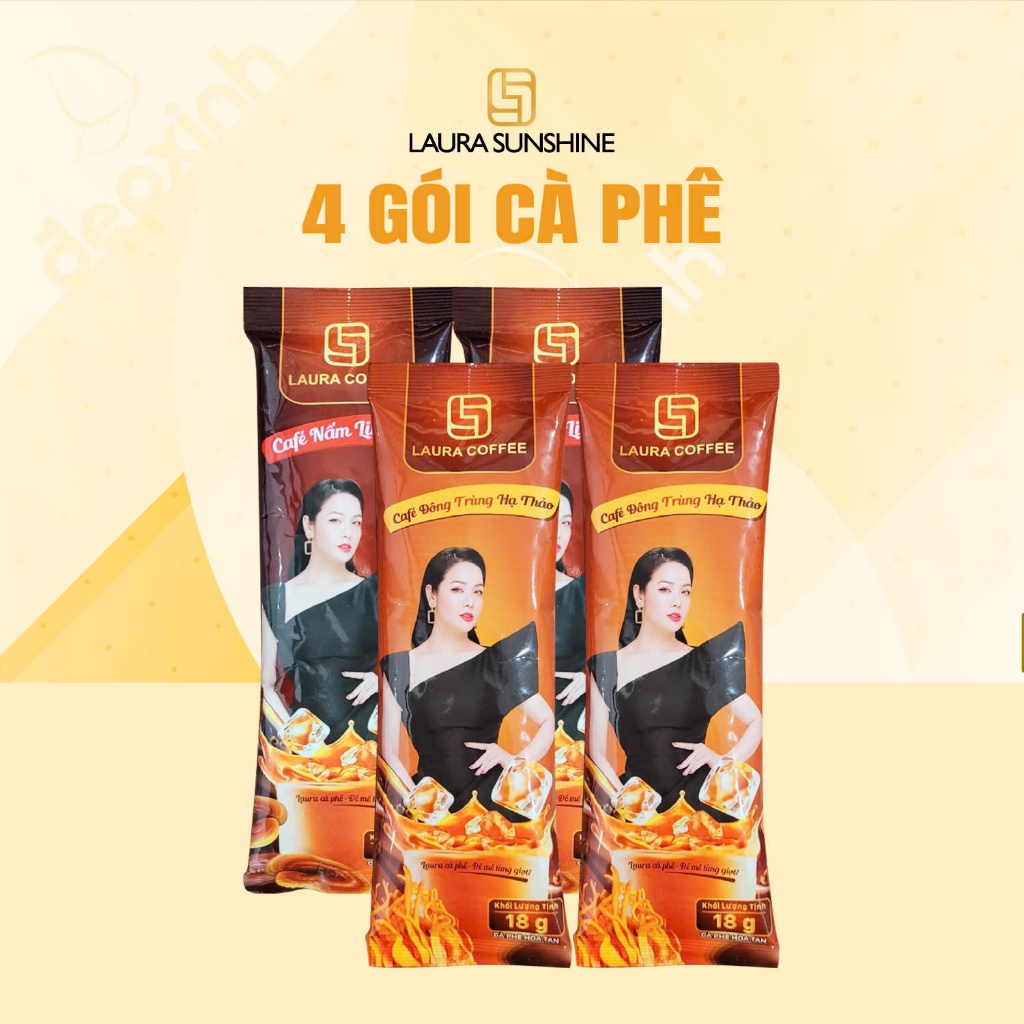 [GIFT] Combo 4 gói lẻ cà phê Laura Coffee