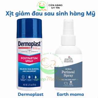 Xịt giảm đau tầng sinh môn trước và sau sinh EARTH MAMA HERBAL SPRAY 120ml.