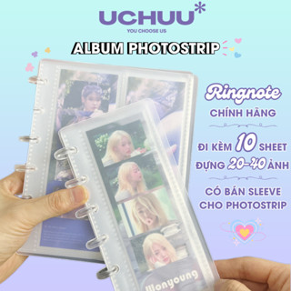  Album Đựng Photostrip UCHUU x Ringnote Binder Collectbook Ảnh Dài Photobooth 4cut Sleeve Trong Suốt 