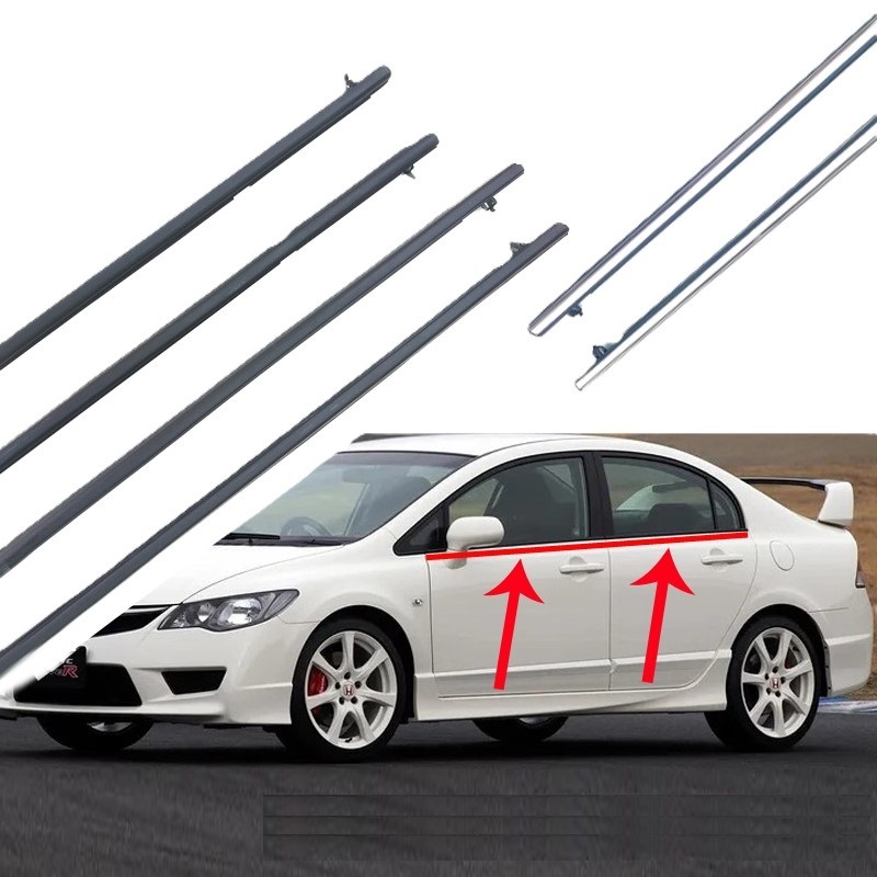 Nẹp chân kính cho Honda Civic Gen 8 (2006 - 2011), Honda Civic 2006 - 2011