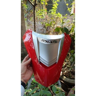 Mặt nạ 2 tầng đỏ bạc cho wave 100 ( nhựa honda chính hãng )