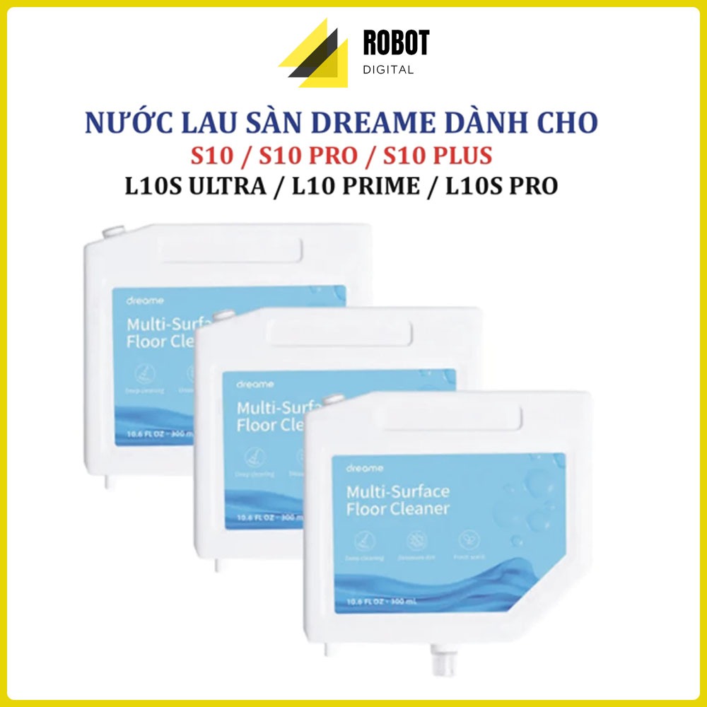 Nước Lau Sàn Cho Robot Dreame L10S Ultra / L10S Ultra SE, S10 / S10 Pro, Bình Nước Tự Pha Nội Địa Tr