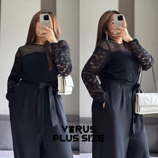 [virusplussize]JUMSUIT BIGSIZE REN DONNAA RICCO