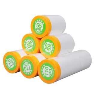 {SIÊU RẺ} Nilon che bụi đa năng bọc hàng che chắn sơn bảo vệ đồ nội thất 1 đầu dính dán.