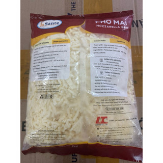 PHÔ MAI BÀO SỢI NGON MOZZARELLA 1KG