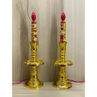 ĐÈN LƯ CẦY, ĐÈN THỜ NẾN (MỘT ĐÔI)- ĐÈN LƯ CẦY BÀN THỜ