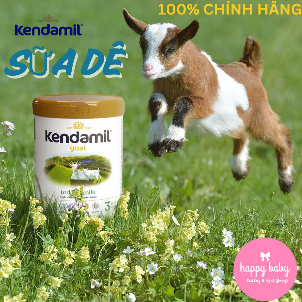 [HÀNG BAY]Sữa dê KENDAMIL GOAT đạm A2 cho bé số 1-2-3