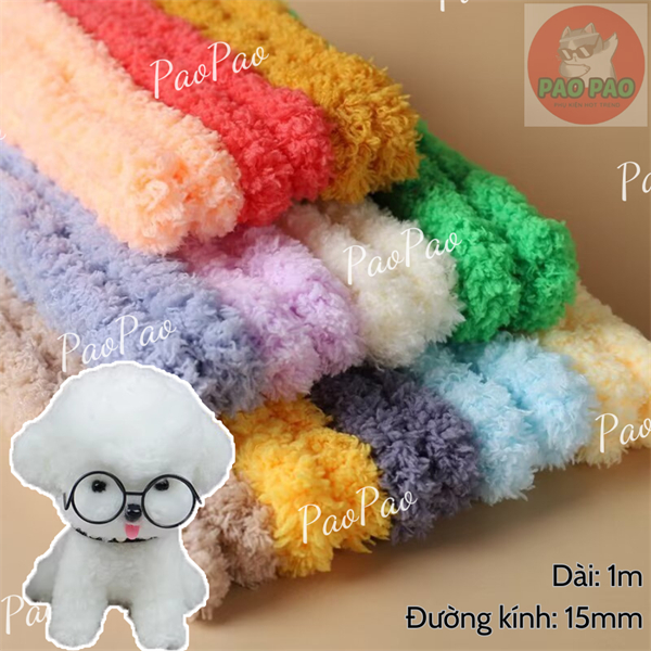 Kẽm Lông Xù Làm Gấu 🐶 MIỄN SHIP 🐶 Kẽm Xù Làm Thú - Kẽm Xù Làm Chó Hanmade