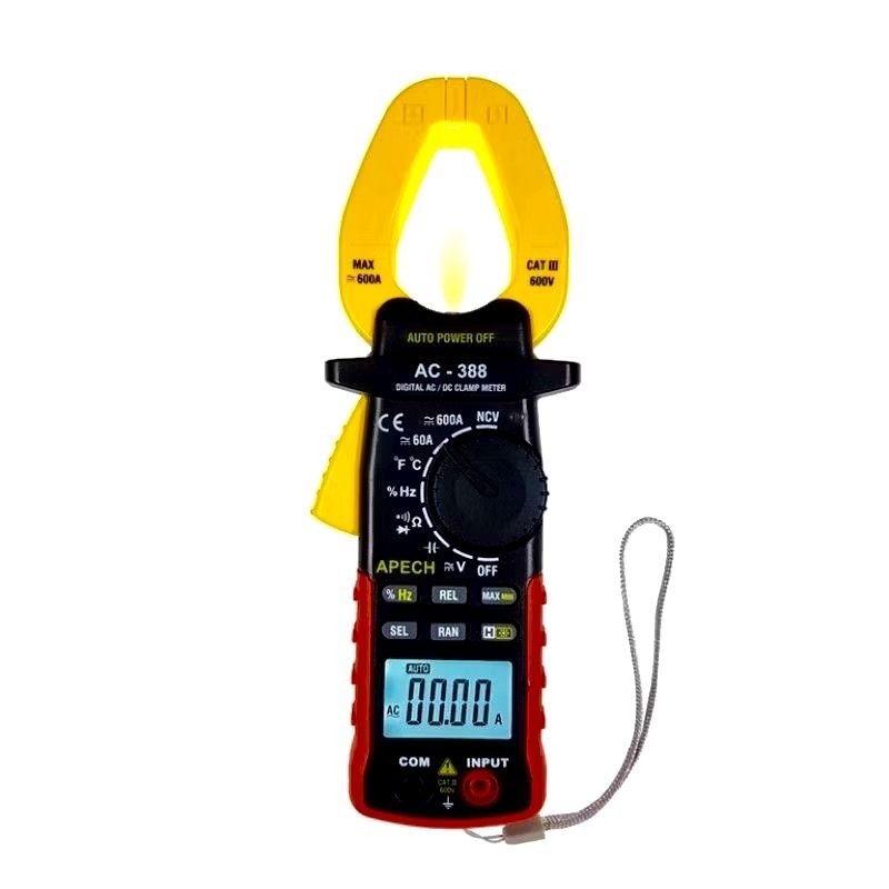 Ampe kìm đo dòng AC/DC APECH AC-388 (600A)