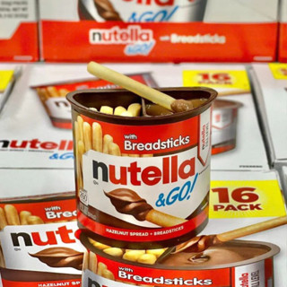 [TÁCH LẺ] Bánh que chấm sốt Socola Nutella 52G Nhập Mỹ - Date 11/25
