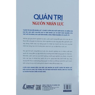 Sách Quản Trị Nguồn Nhân Lực ( KT) tái bản
