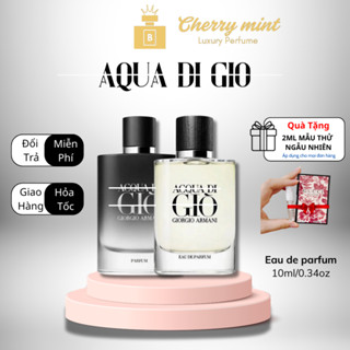 Nước Hoa Nam Chính Hãng Ac.qua Di G.io  Trắng/ Đen CHERRY MINT PERFUME -Nhẹ Nhàng, Thanh Lịch, Thu Hút - Chai chiết 10ml