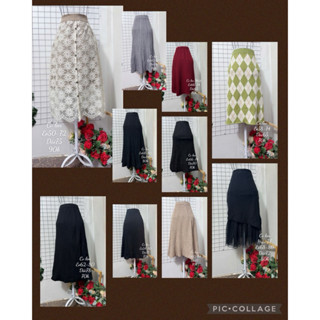 Chân váy len dáng dài kiểu