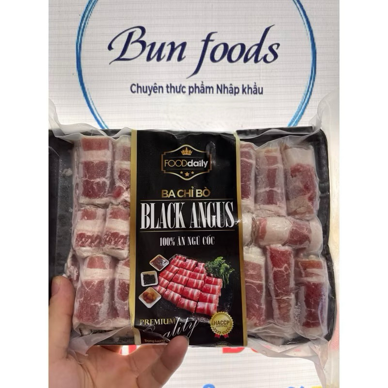 Ba chỉ bò Mỹ cuộn KF cao cấp khay 500g ( Giao hàng Hà Nội)