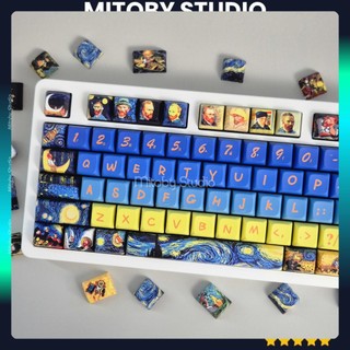 Keycap Starry Sky Cherry XDA profile PBT Dyesub bàn phím cơ Mitoby Studio