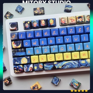 Keycap Starry Sky Cherry XDA profile PBT Dyesub bàn phím cơ Mitoby Studio