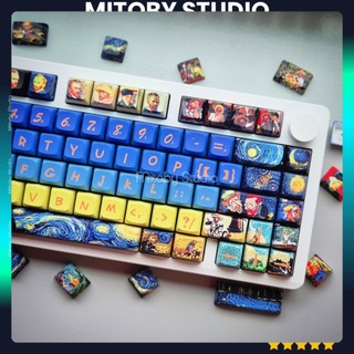 Keycap Starry Sky Cherry XDA profile PBT Dyesub bàn phím cơ Mitoby Studio