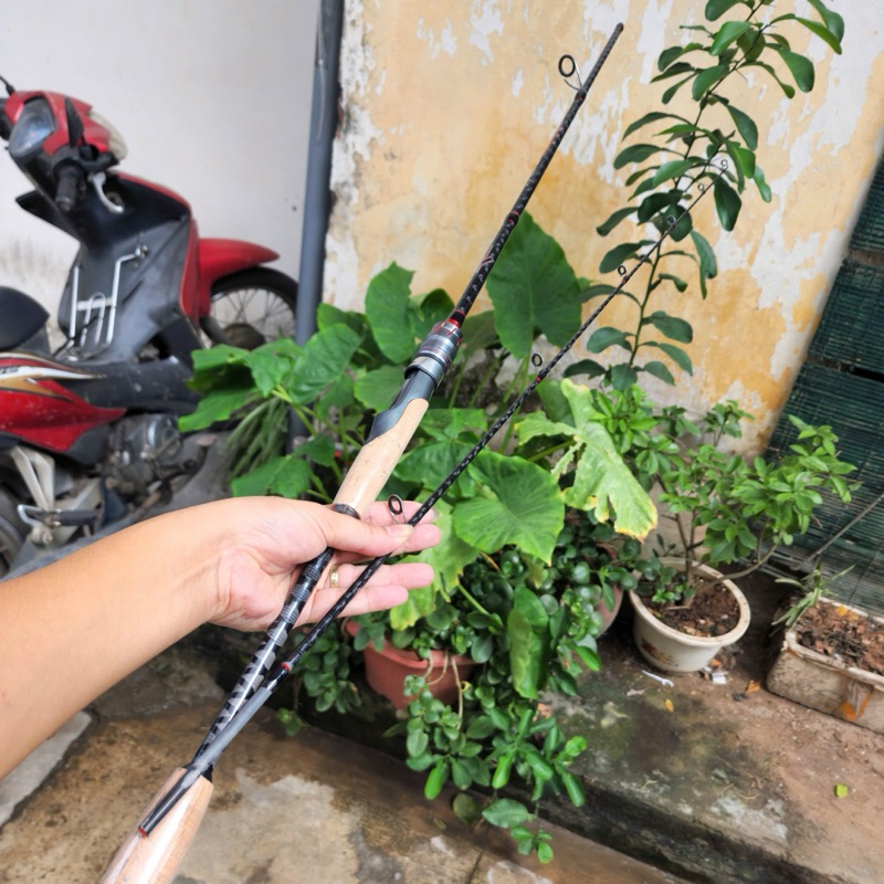 Cần Câu Lure Carbon Hi Power - Thế Hệ II - Slidebar đầu bu chống xoắn  - Xoắn X Toàn Thân