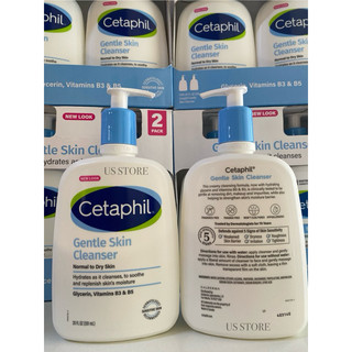 [ĐỌC KỸ MÔ TẢ - MẪU MỚI SET 2 CHAI 591ml] Sữa rửa mặt Cetaphil bản Mỹ