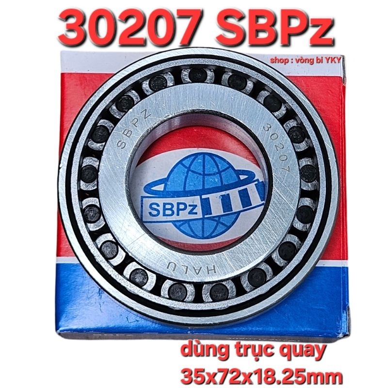 vòng bi Côn 30207 SBPZ ( cốt 35x72x18.25mm)